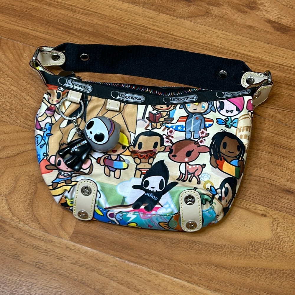 tokidoki x LeSportSac Double Zipper Top Nylon Mini Bag
